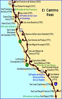 Image result for photos of spain's north american camino real