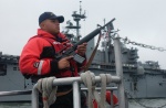 Coast Guard Boatswains Mate 3rd Class Carlos Cruz, 25, of Staten Island, N.Y.
