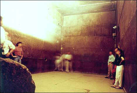 Inside Khufu Pyramid, Giza, Egypt