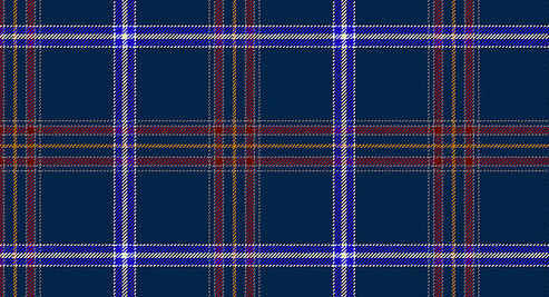 Rabbi Mendel Jacobs has dubbed this "Kosher Tartan", and the pattern is registered with the Scottish Tartan Authority. 